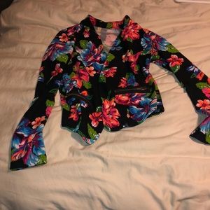 Floral blazer